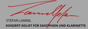 logo stefan-lamml.de
Stefan Lamml
Konzert-Solist für Saxophon und Klarinette logo stefan-lamml.de
Stefan Lamml
Konzert-Solist für Saxophon und Klarinette